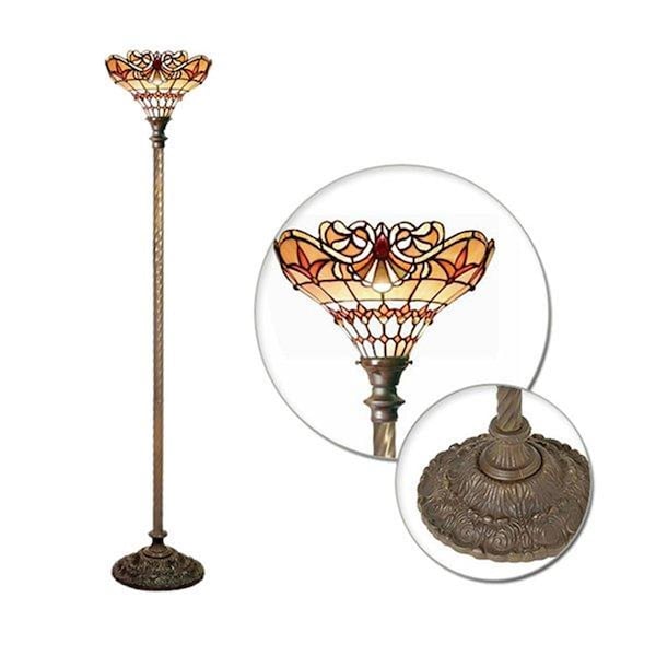 Warehouse Of Tiffany 2484-BB75B Baroque Torchiere 2484+BB75B - main